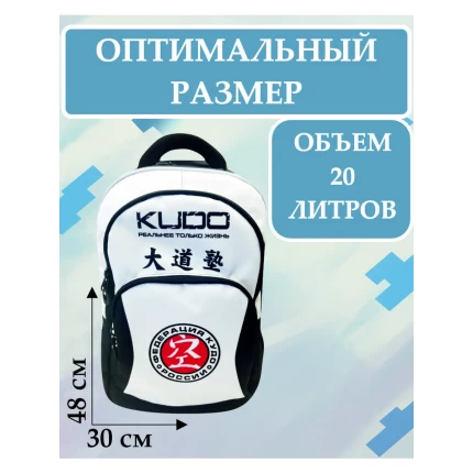 Рюкзак школьный с дизайном Кудо, цвет черный