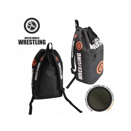 (ТРБ) Рюкзак спортивный Борьба (wrestling) черный